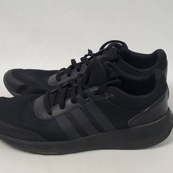 Adidas Men's 12 Black Athletic Shoes - Picture 5 of 8